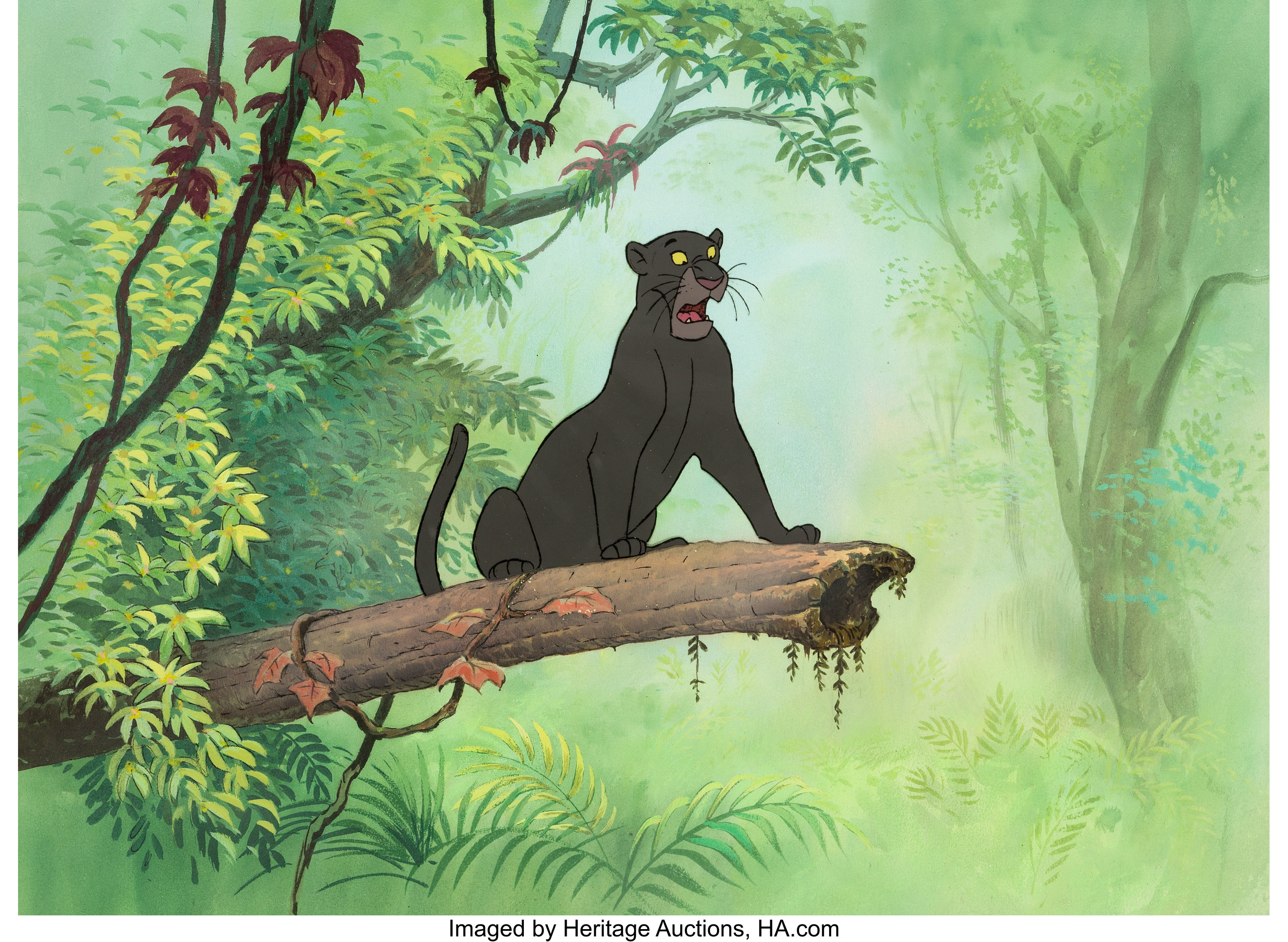 The Jungle Book Bagheera Production Cel On Key Master Production Lot 98663 Heritage Auctions