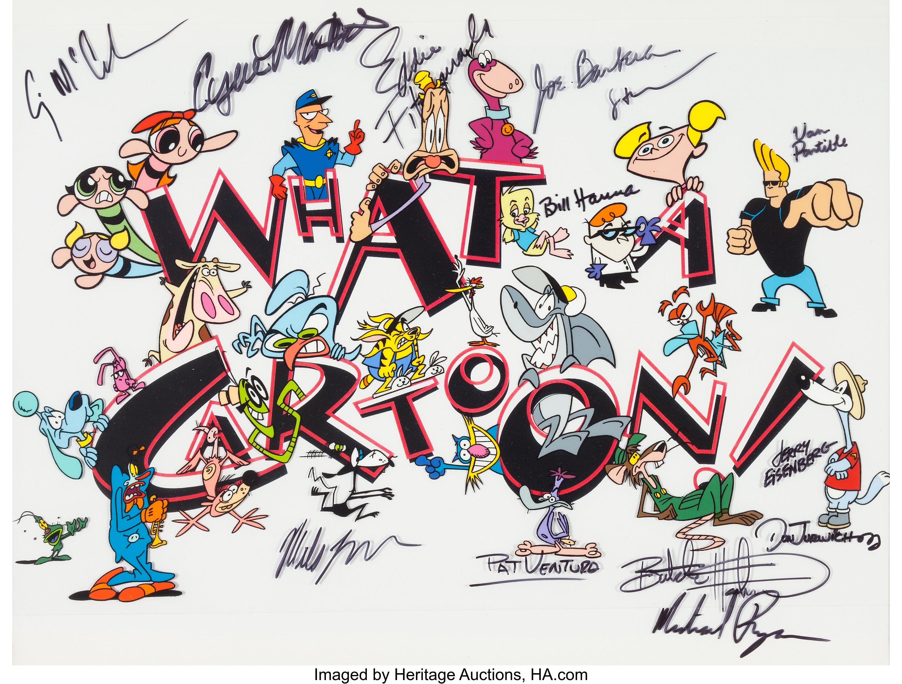 What A Cartoon Publicity Cel Hanna Barbera 1995 Animation Lot 98254 Heritage Auctions