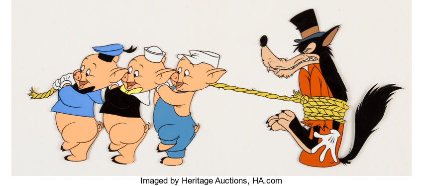 This Is Your Life Donald Duck Three Little Pigs And The Big Bad Lot Heritage Auctions