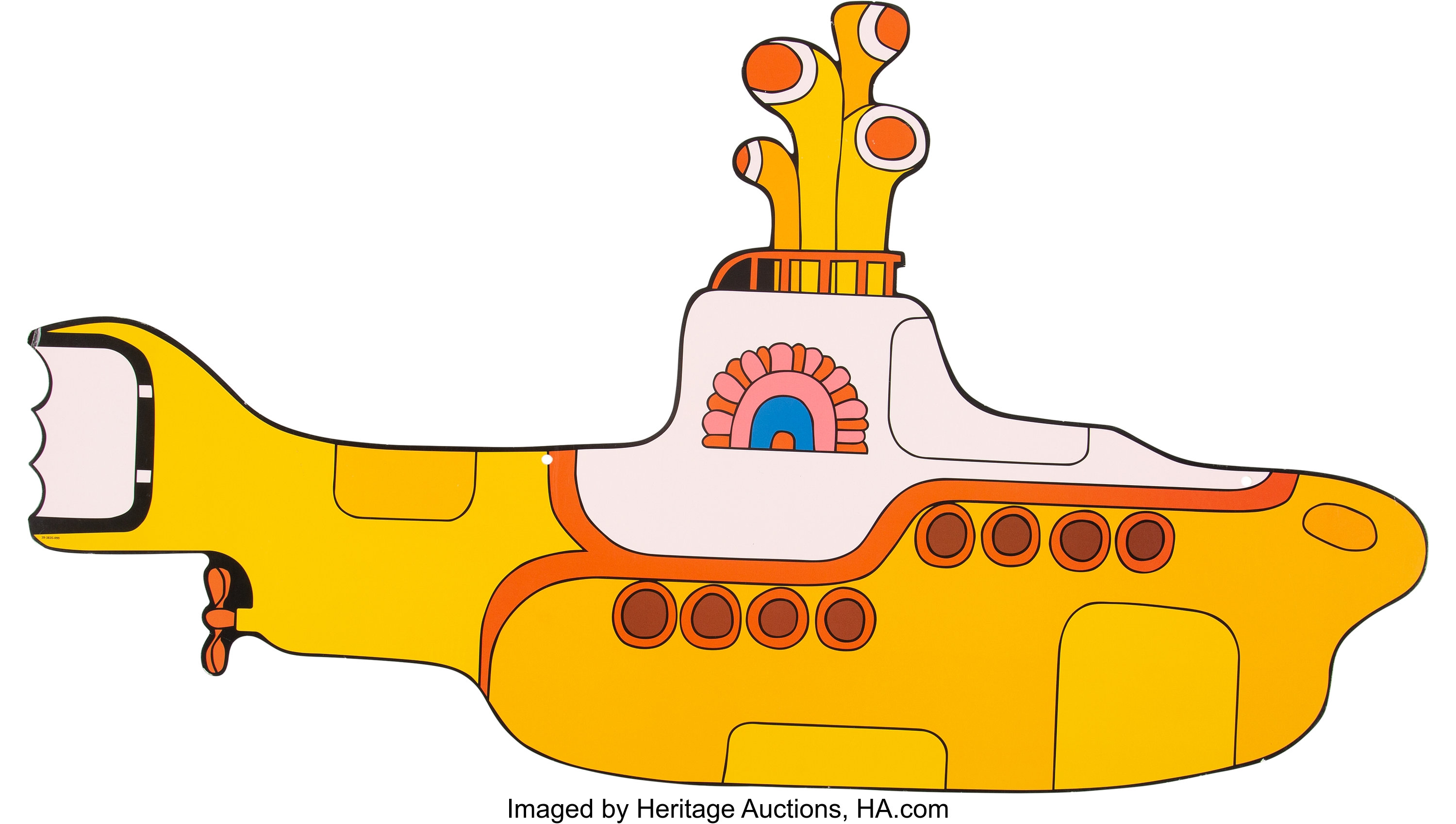 The Beatles Yellow Submarine Large Size Promotional Cut Out