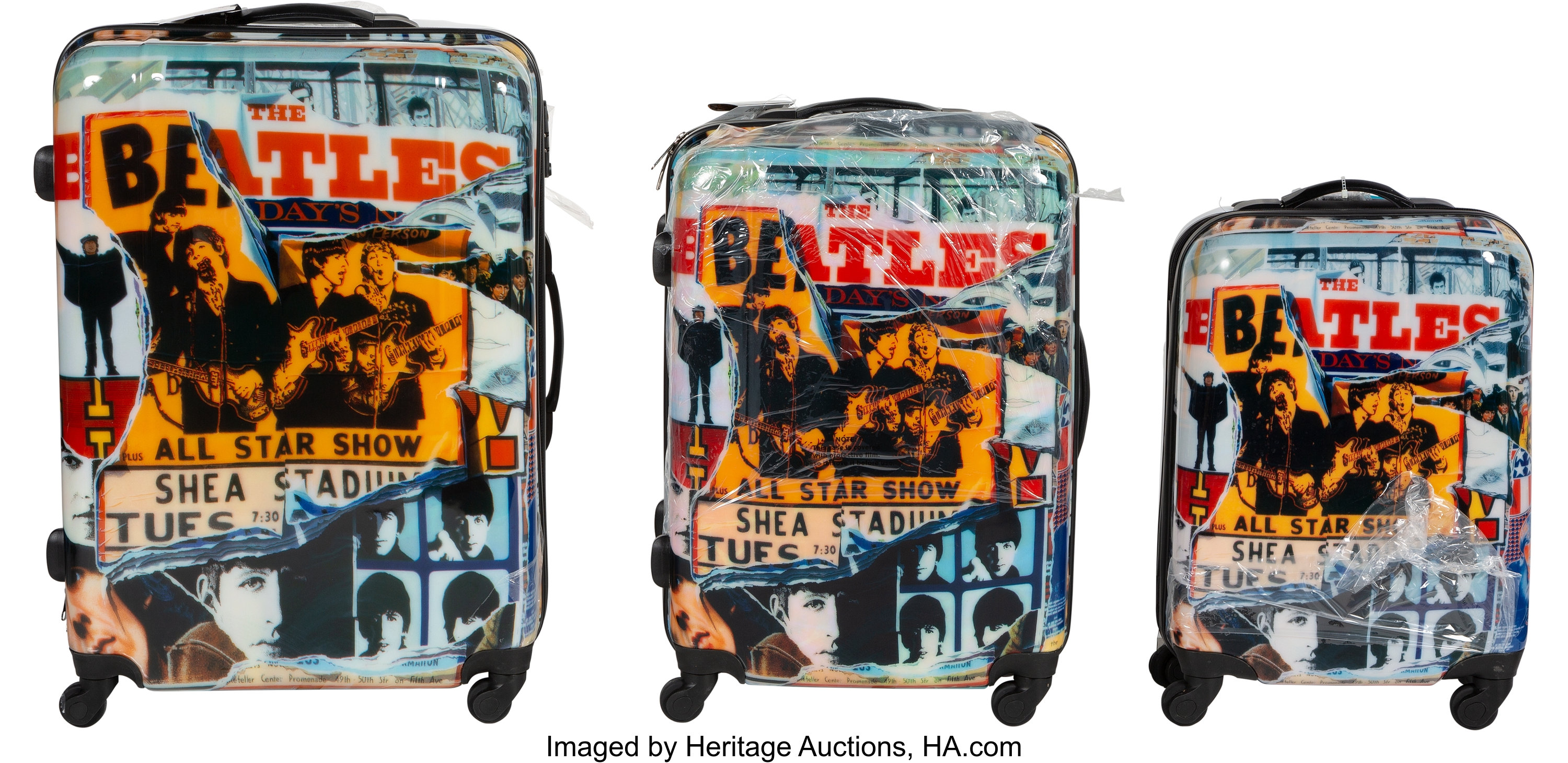 The Beatles Anthology Two 3 Piece Luggage Set 3 12 Music Lot 417 Heritage Auctions