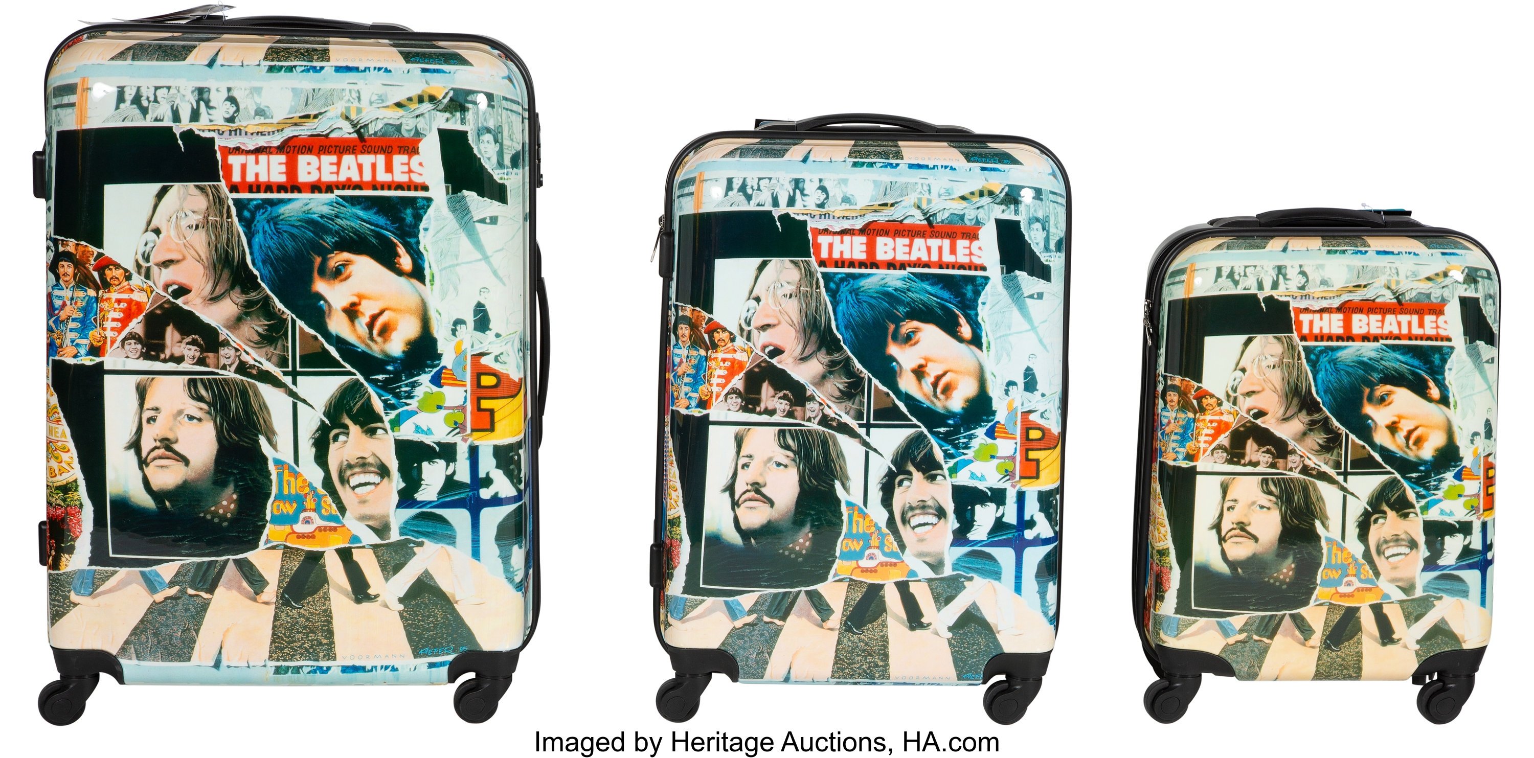 The Beatles Anthology Three 3 Piece Luggage Set 3 13 Lot 4 Heritage Auctions