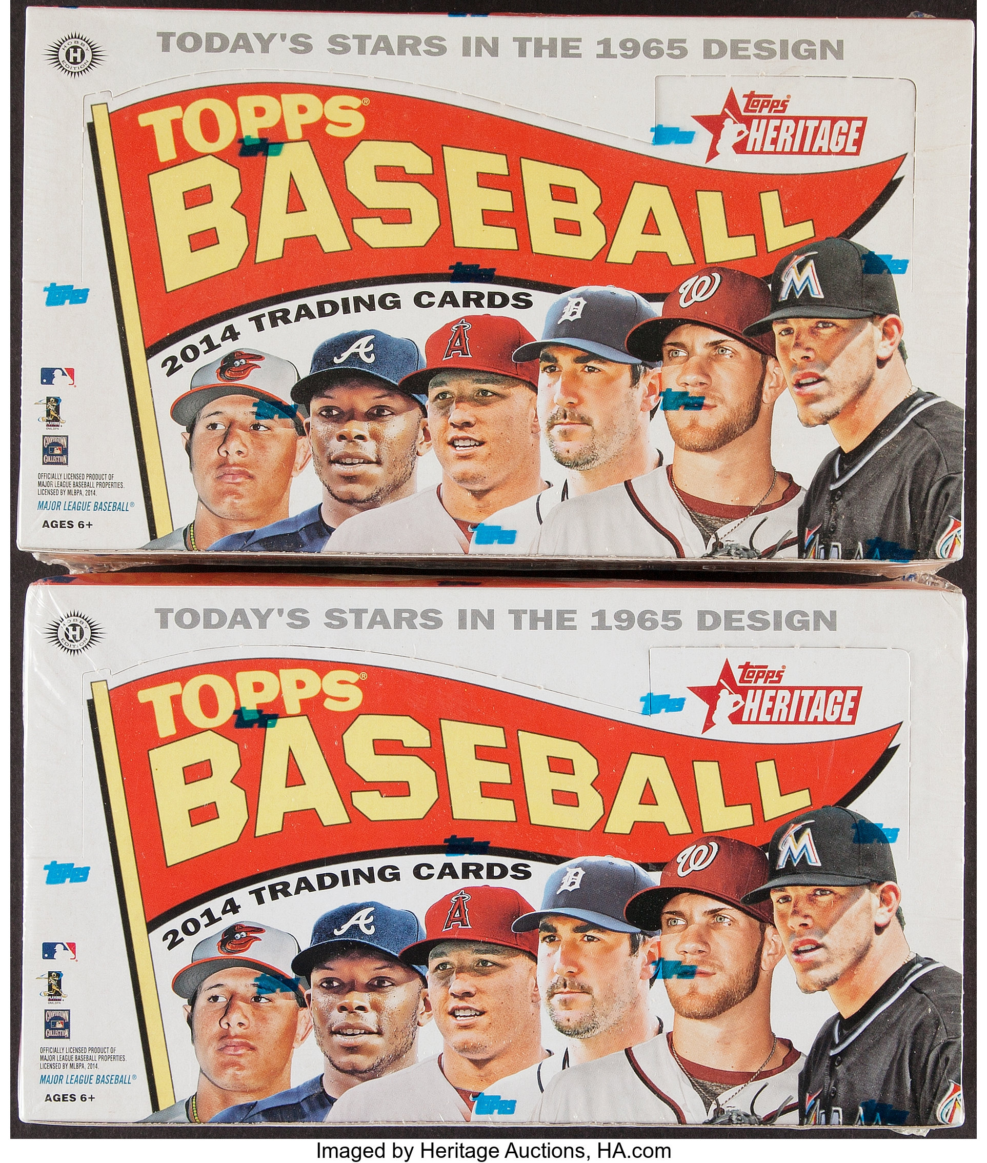 2014 Topps Heritage Minor League Baseball Hobby Box 1965 Design