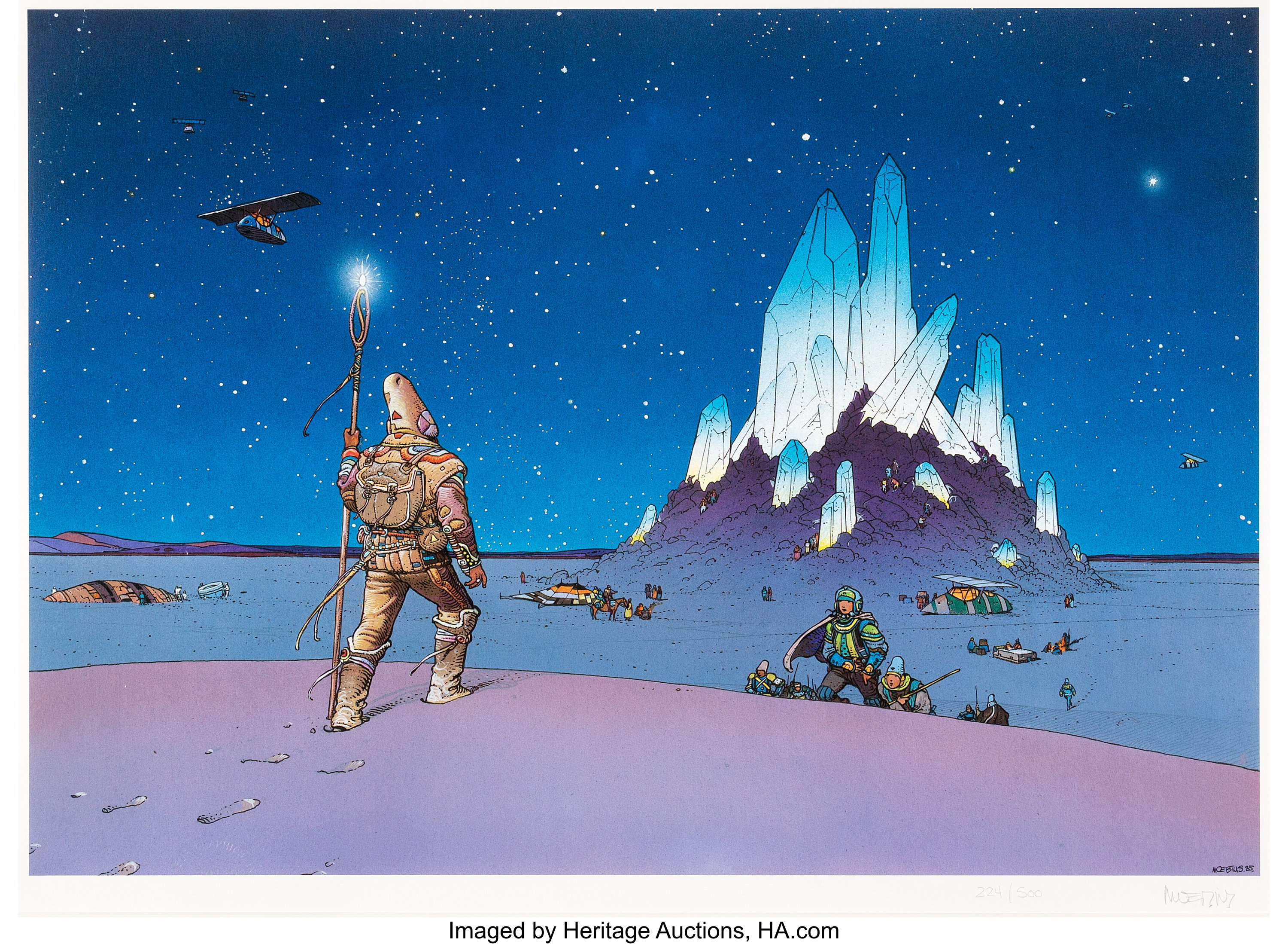 Moebius (Jean Giraud) Crystal Starwatcher Limited Edition | Lot