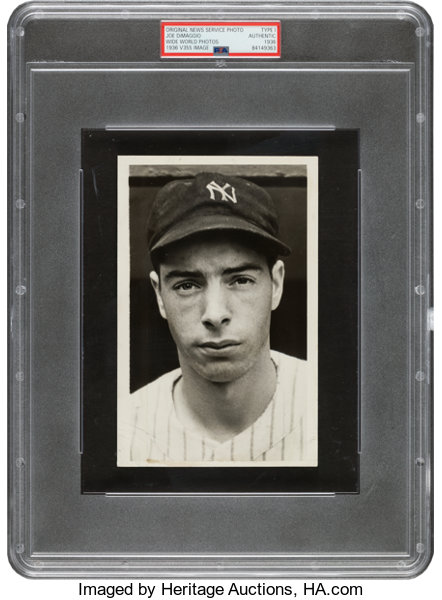 Lot Detail - 1936 World Wide Gum #51 Joe DiMaggio Rookie Card - PSA NM 7 1  of 1!