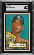 1952 Topps #311 Mickey Mantle Rookie Card – BVG NM-MT 8