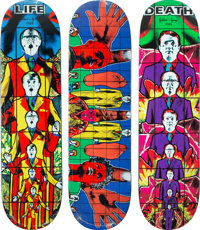 Sold at Auction: Denial, DENIAL 'Supreme Vuitton Smashup Pill' Skateboard  Deck