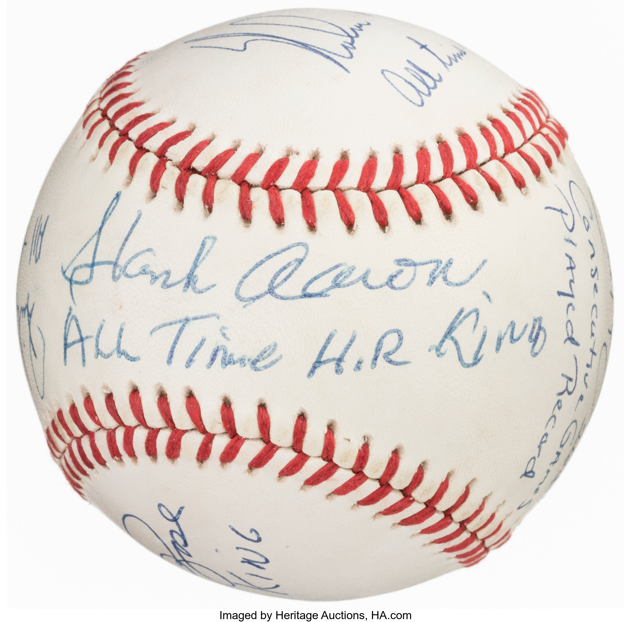 Hank Aaron and Cal Ripken, Jr Signed Jersey Displays (2)