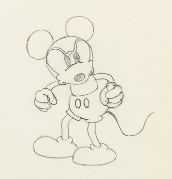 first mickey mouse drawing