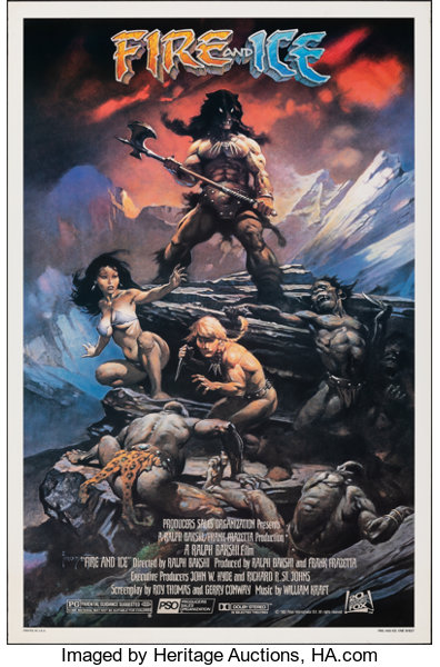 Fire And Ice th Century Fox 19 Rolled Very Fine One Sheet Lot Heritage Auctions