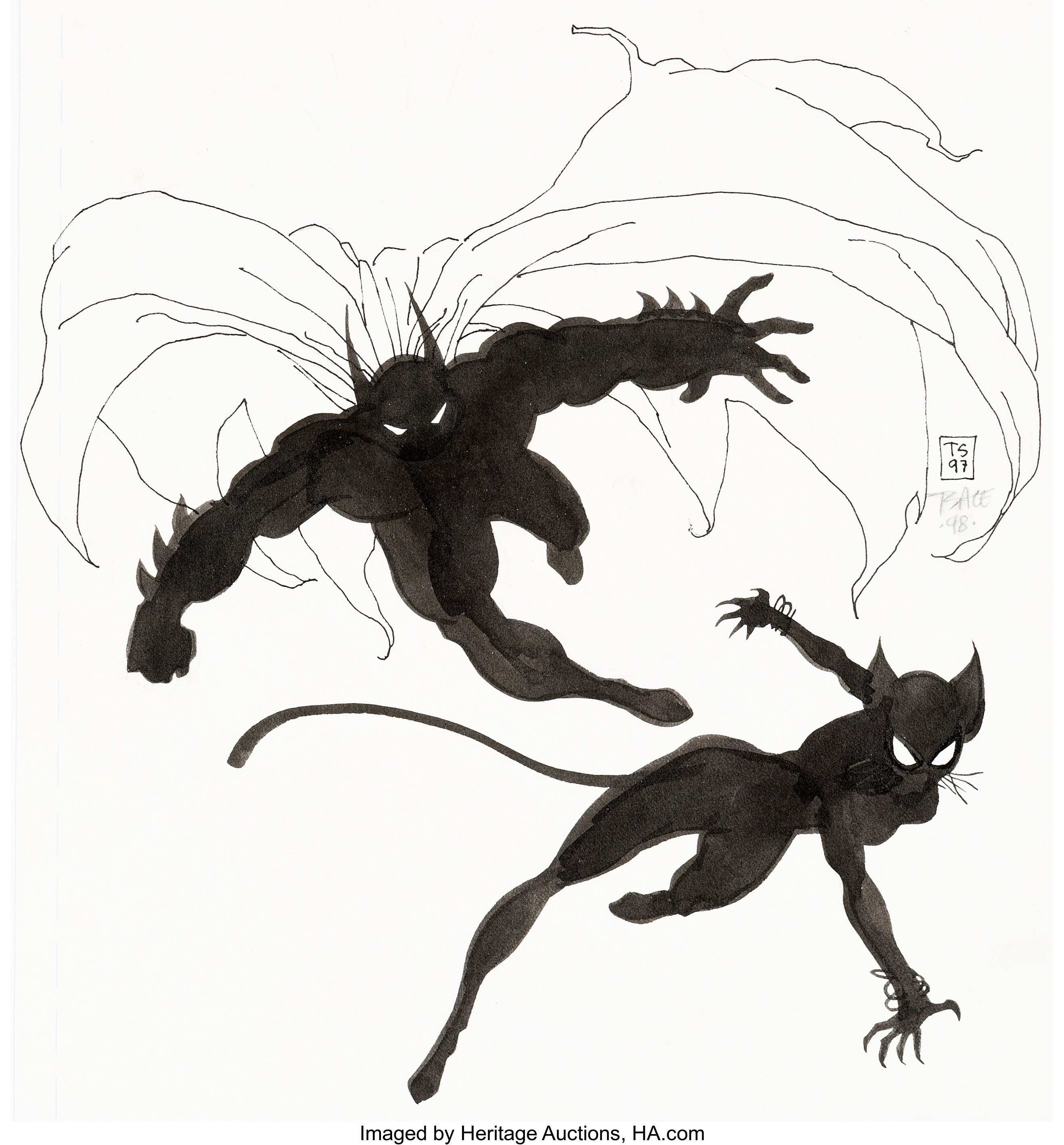 Tim Sale Batman: The Long Halloween #10 Cover Original Art (DC, | Lot  #91029 | Heritage Auctions