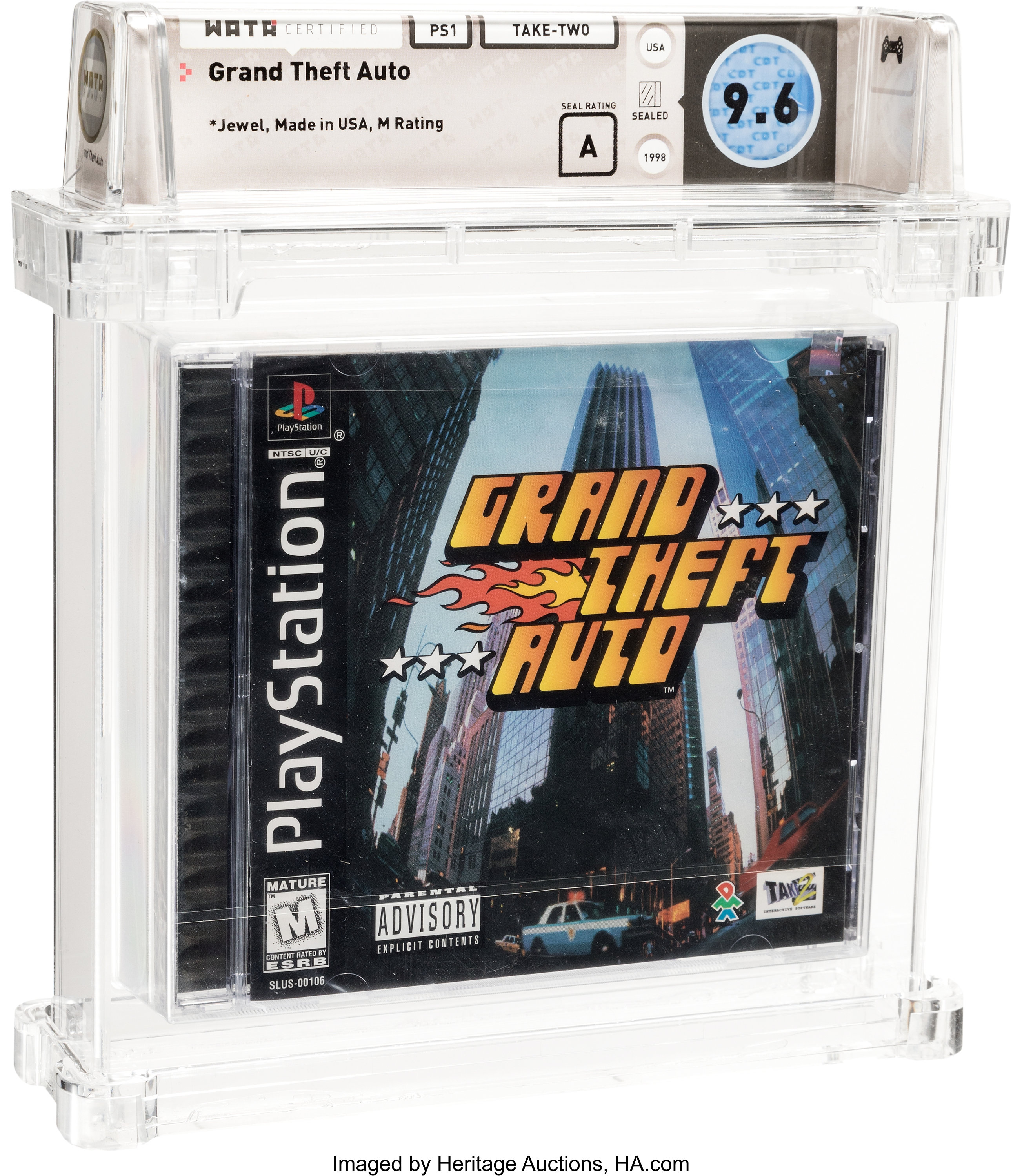 Grand Theft Auto San Andreas PS2 WATA 9.4 A++ Graded Sealed