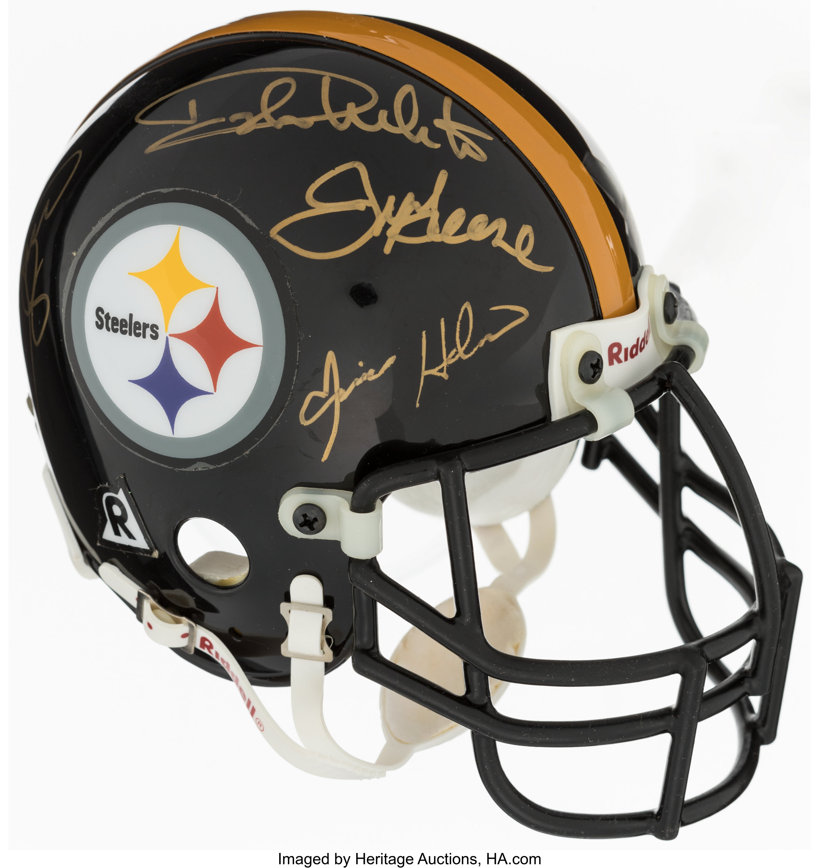 Steel Curtain Autographed Helmet