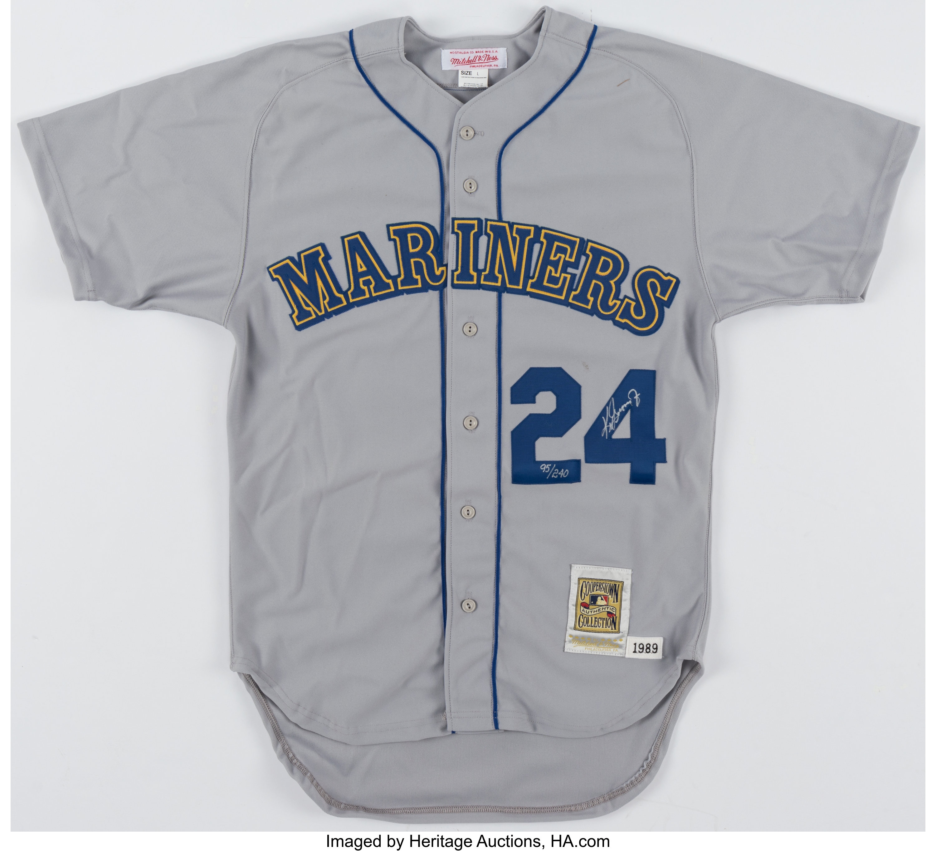 Autographed Ken Griffey Jr. Jersey - Vest Hall of Fame