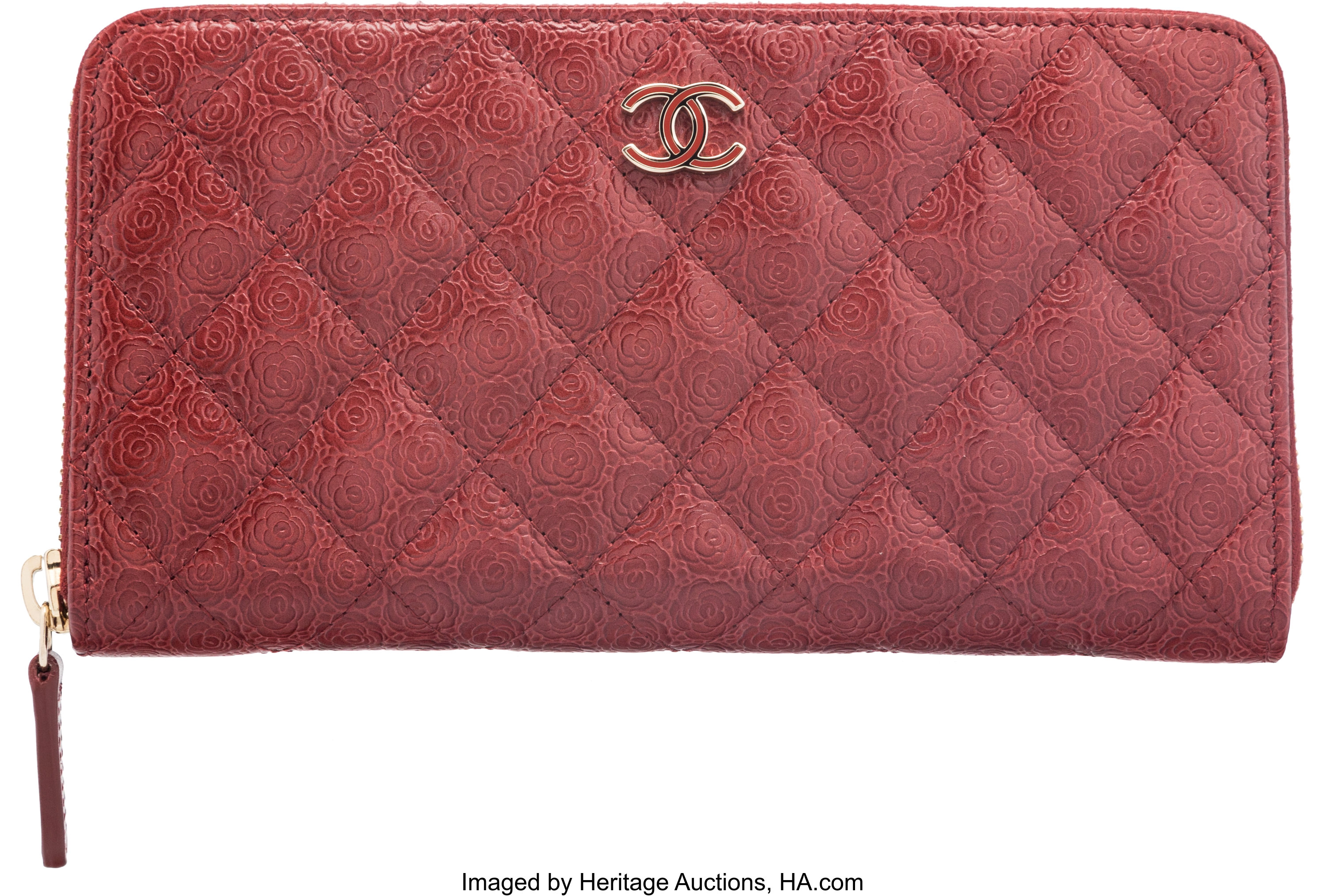 Sold at Auction: Chanel Plum Chocolate Bar East West Flap Bag