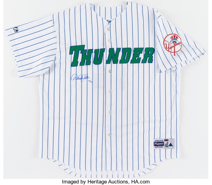 Lot Detail - 5/11/2003 Derek Jeter Trenton Thunder Game-Used & Autographed Road  Jersey (JSA • NY Yankees Minor League Rehab Stint • MLB Hologram)