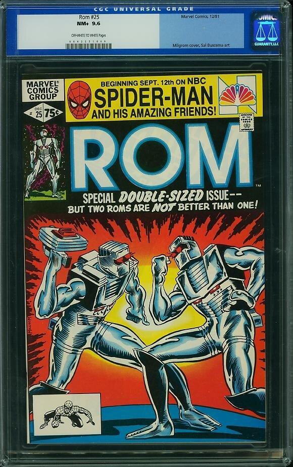 Marine Halloween så Rom #25 (Marvel, 1981) CGC NM+ 9.6 Off-white to white pages. | Inv  #800089353 | Heritage Auctions