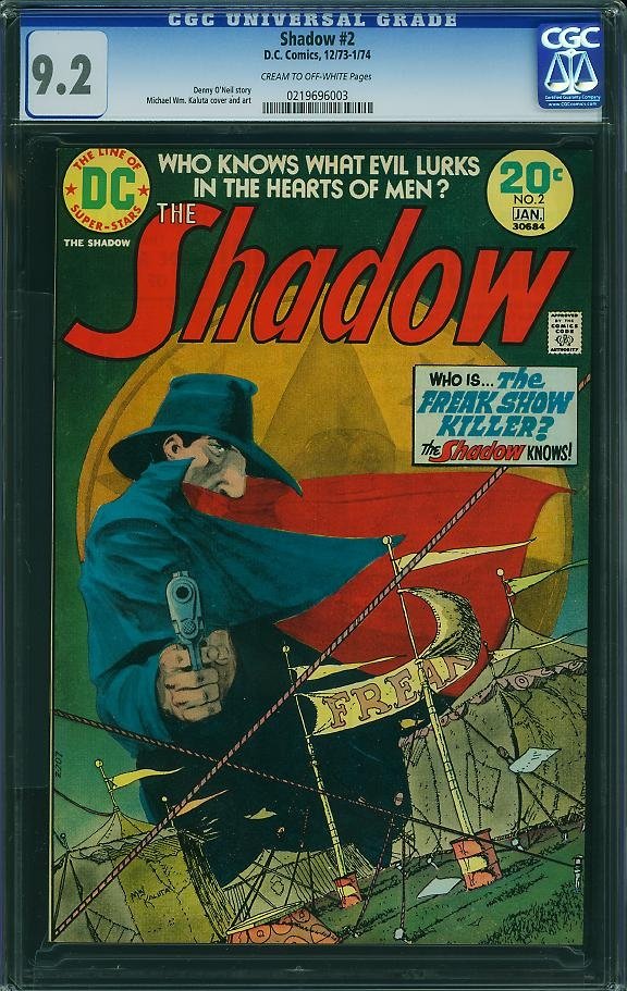 The Shadow #2 (DC, 1974) CGC NM- 9.2 Cream to off-white pages. | Inv ...