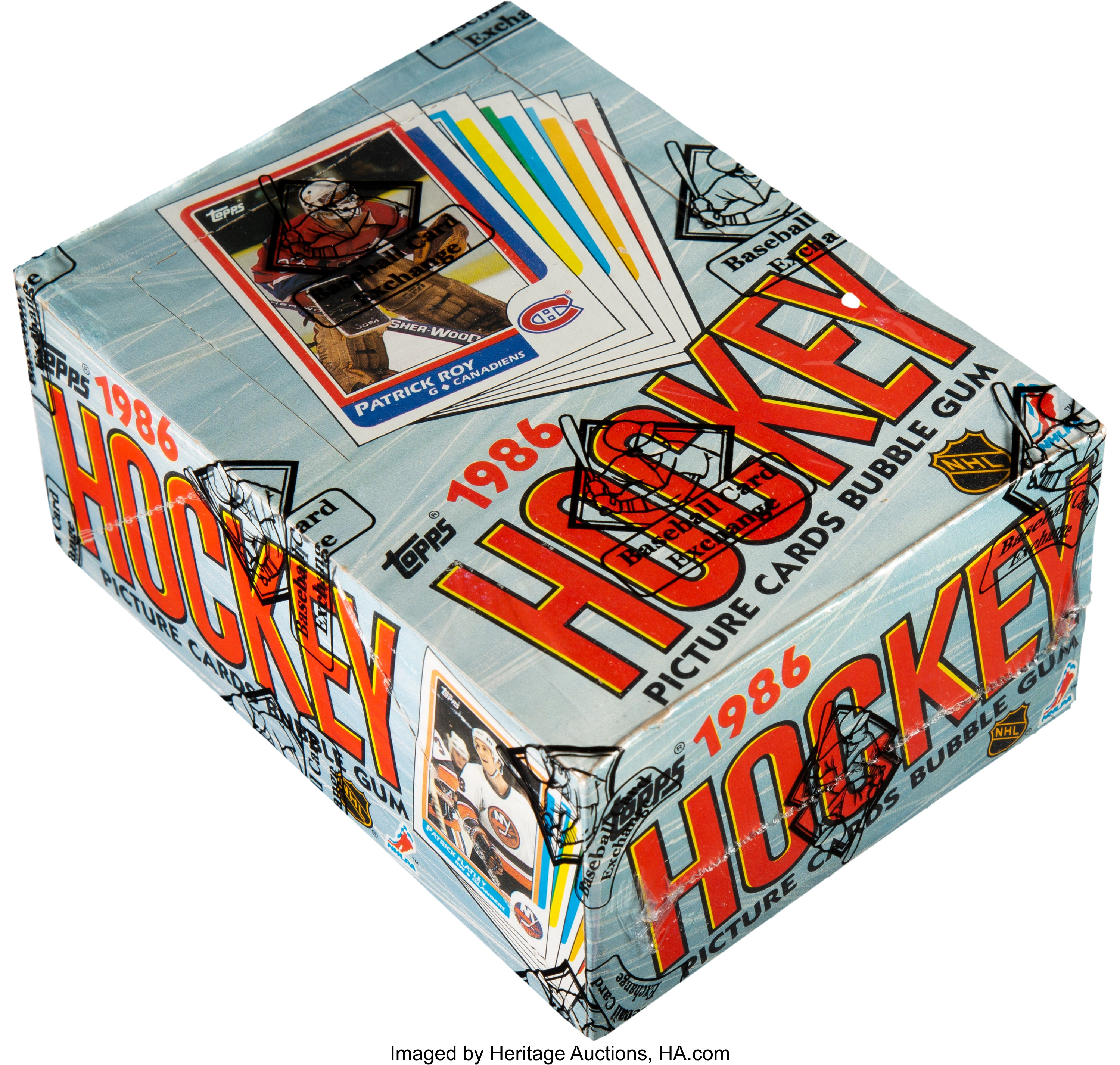 1986-87 Topps Hockey Wax Box With 36 Unopened Packs - Roy Rookie