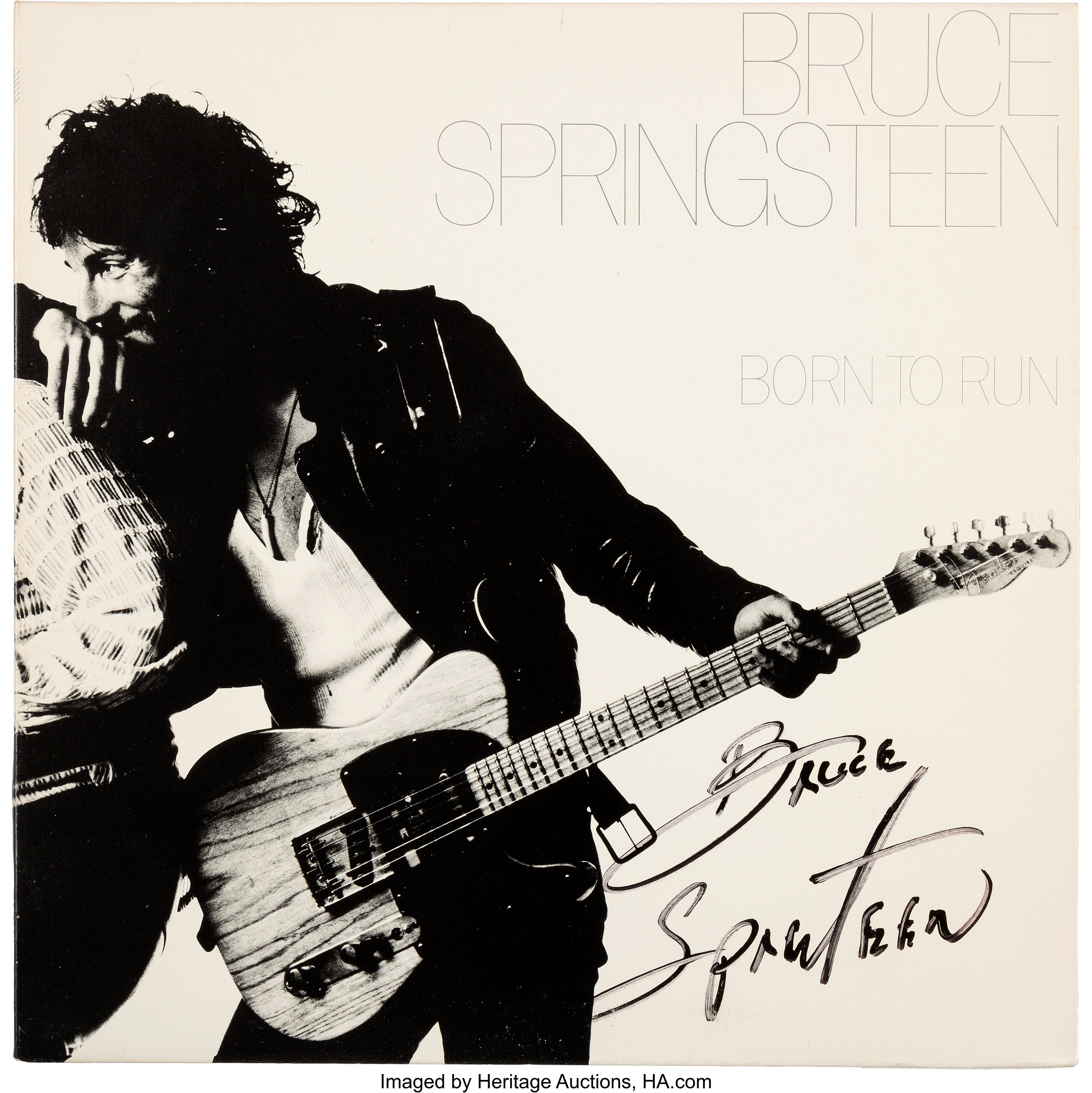 Bruce Springsteen Vintage Autographed Born To Run Vinyl Lp Lot 294 Heritage Auctions