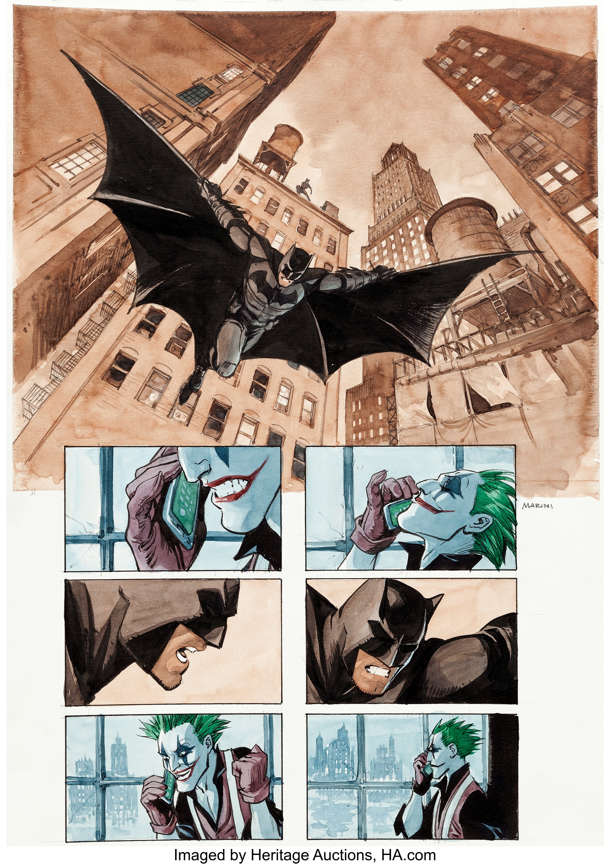 Enrico Marini Batman: The Dark Prince Charming #2 Story Page 33 | Lot  #94079 | Heritage Auctions