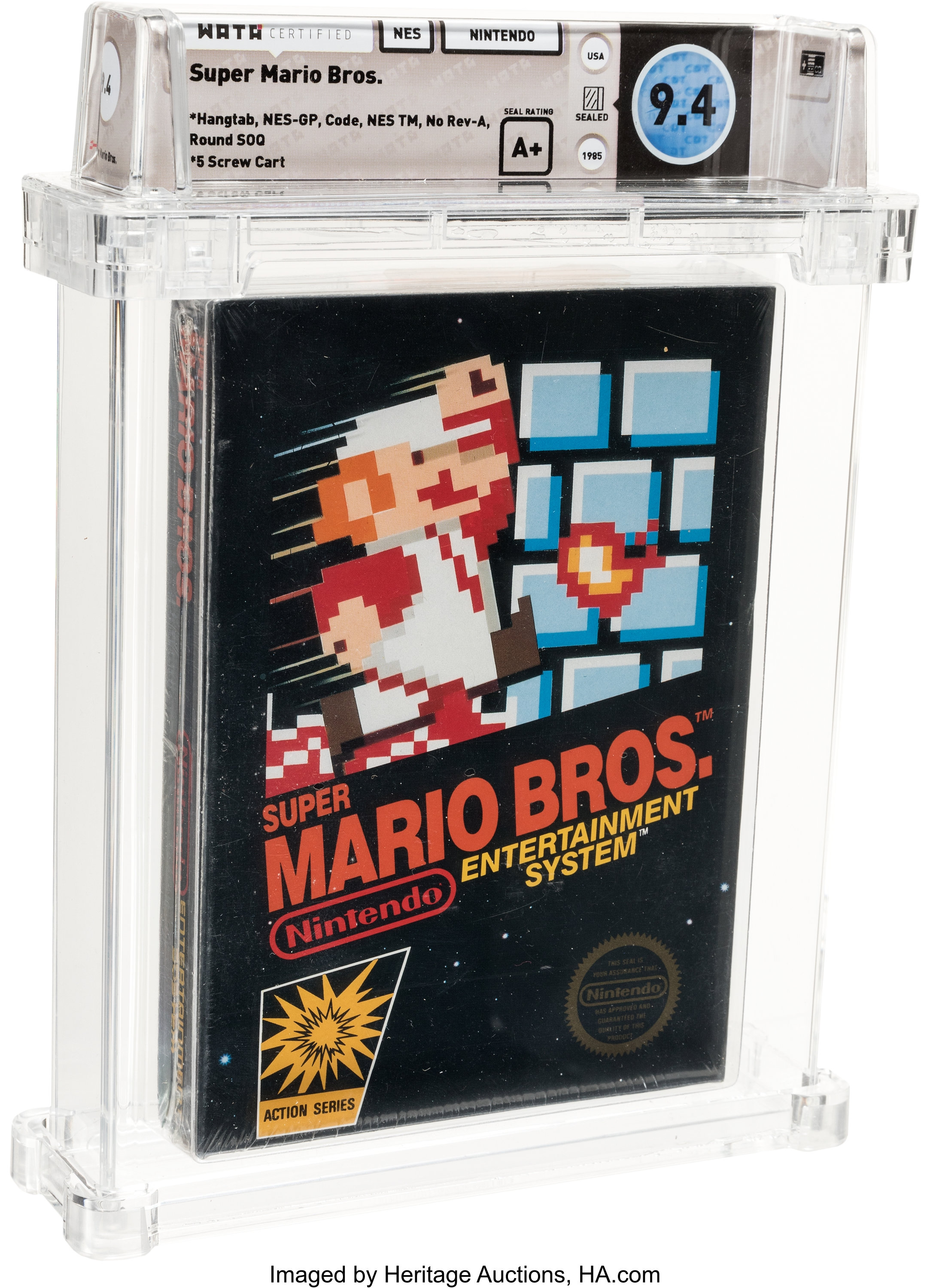 New Super Mario Bros. Wii (Wii) [Wata Graded, 9.4 A++ Seal w/ Deep Bad –  Retro Raven Games