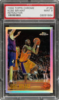 1996 Topps Chrome Kobe Bryant (Refractor) #138 PSA Mint 9