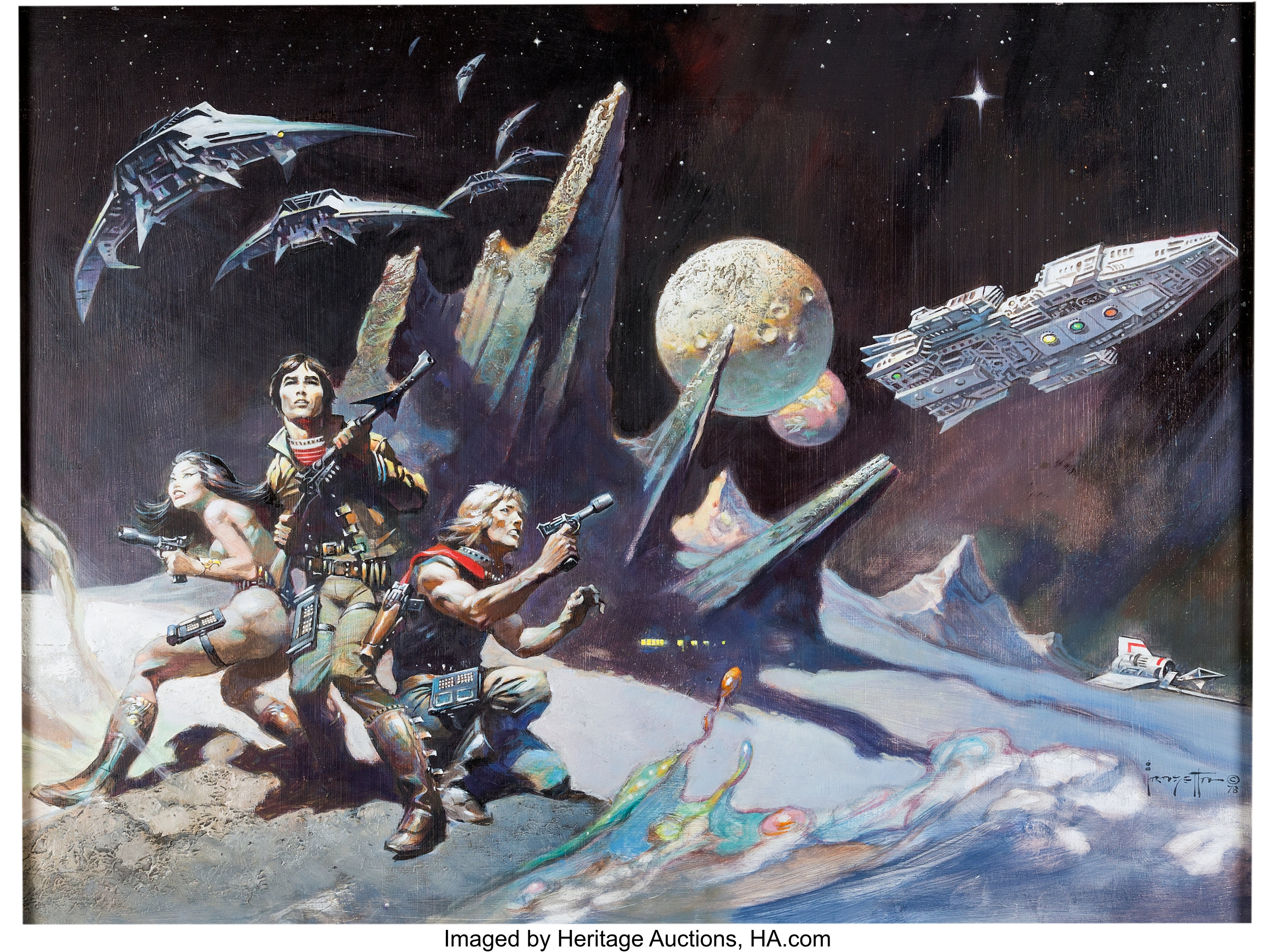 Frank Frazetta Battlestar Galactica - 