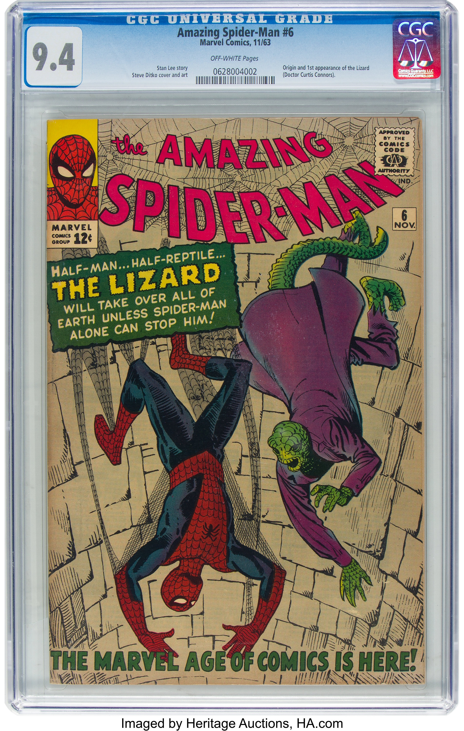 spiderman vs lizard comic