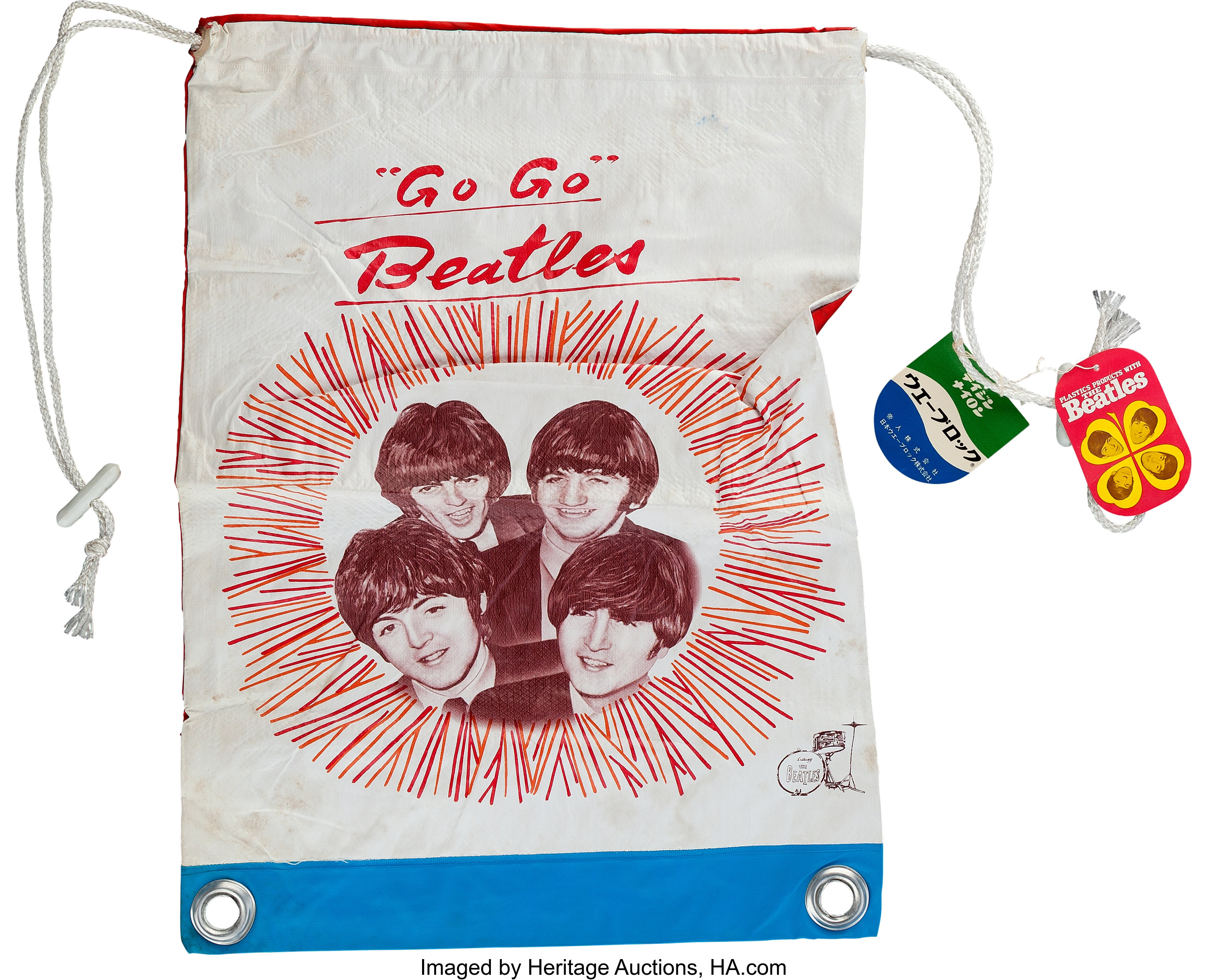 Rare collectors 1966 Beatles Japanese Tote Bag – Hazy Dayz Vintage