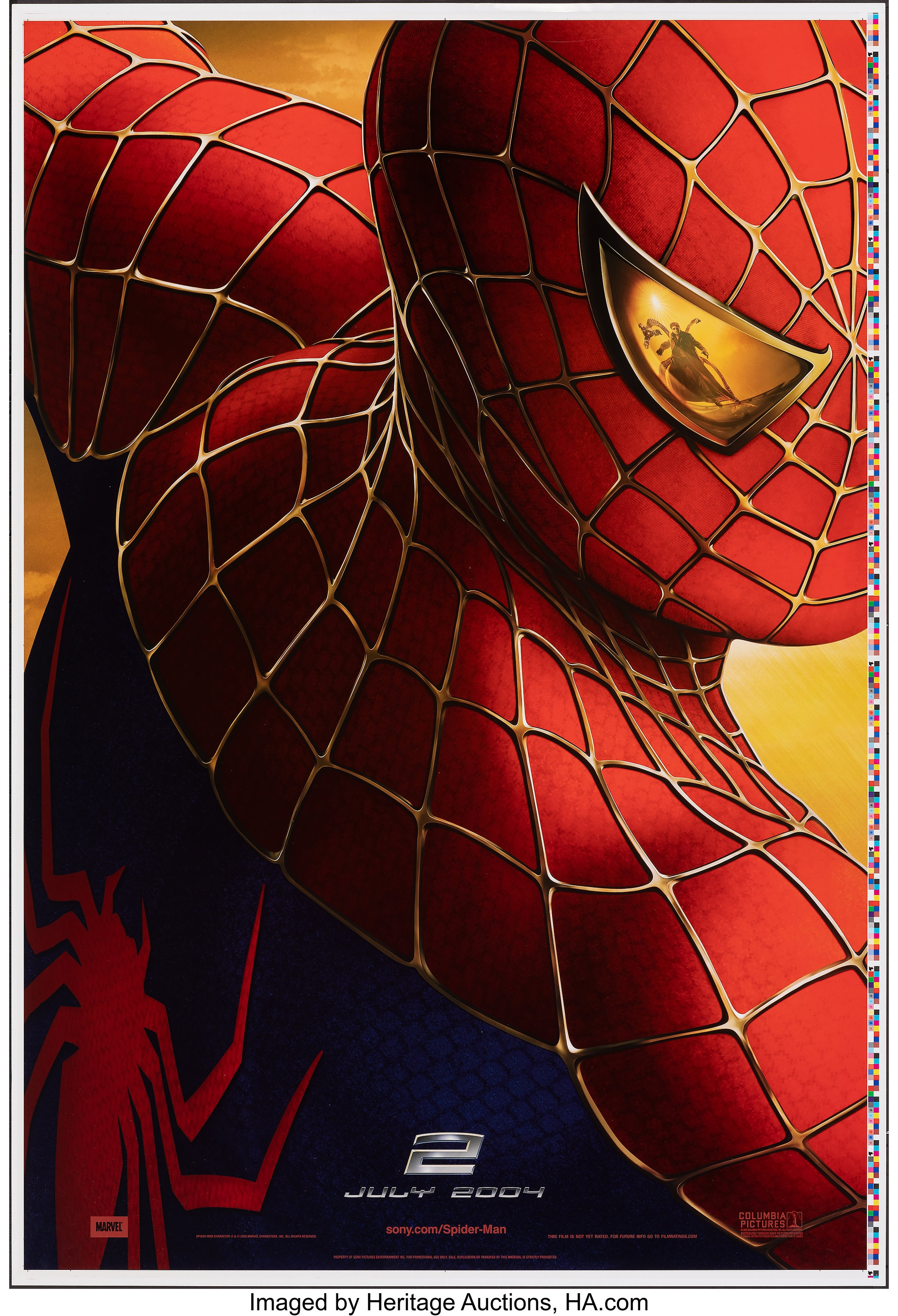 Spider-Man 2 (Columbia, 2004). Rolled, Very Fine+. Printer's Proof | Lot  #51262 | Heritage Auctions