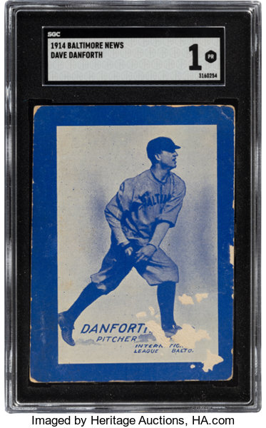 A look at the 1914 Babe Ruth rookie card on display in Baltimore 