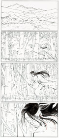 John Romita Jr. and Klaus Janson Wolverine #26 Complete 24-Page Story "Agent of S.H.I.E.L.D. Part One" Original Art (Marvel, 2005).