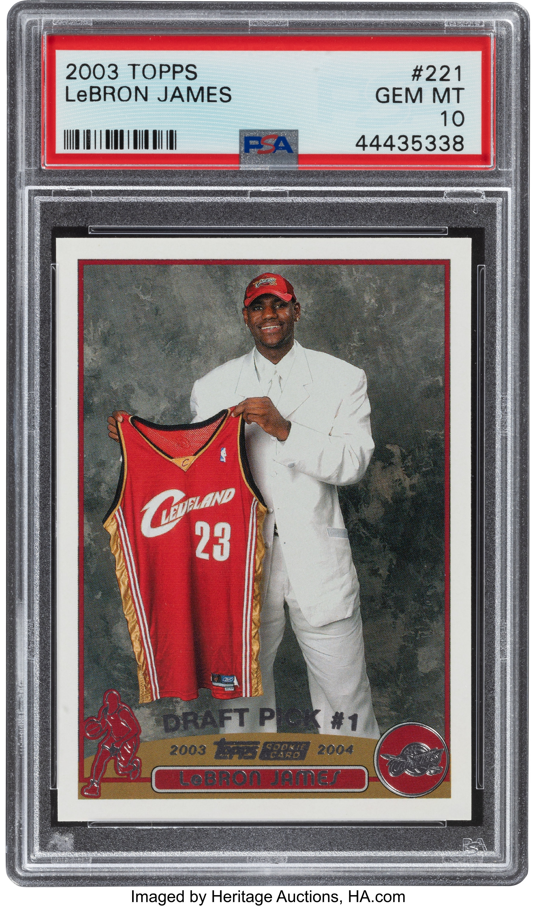 LeBron James rookie card! Gem sale mint 10!