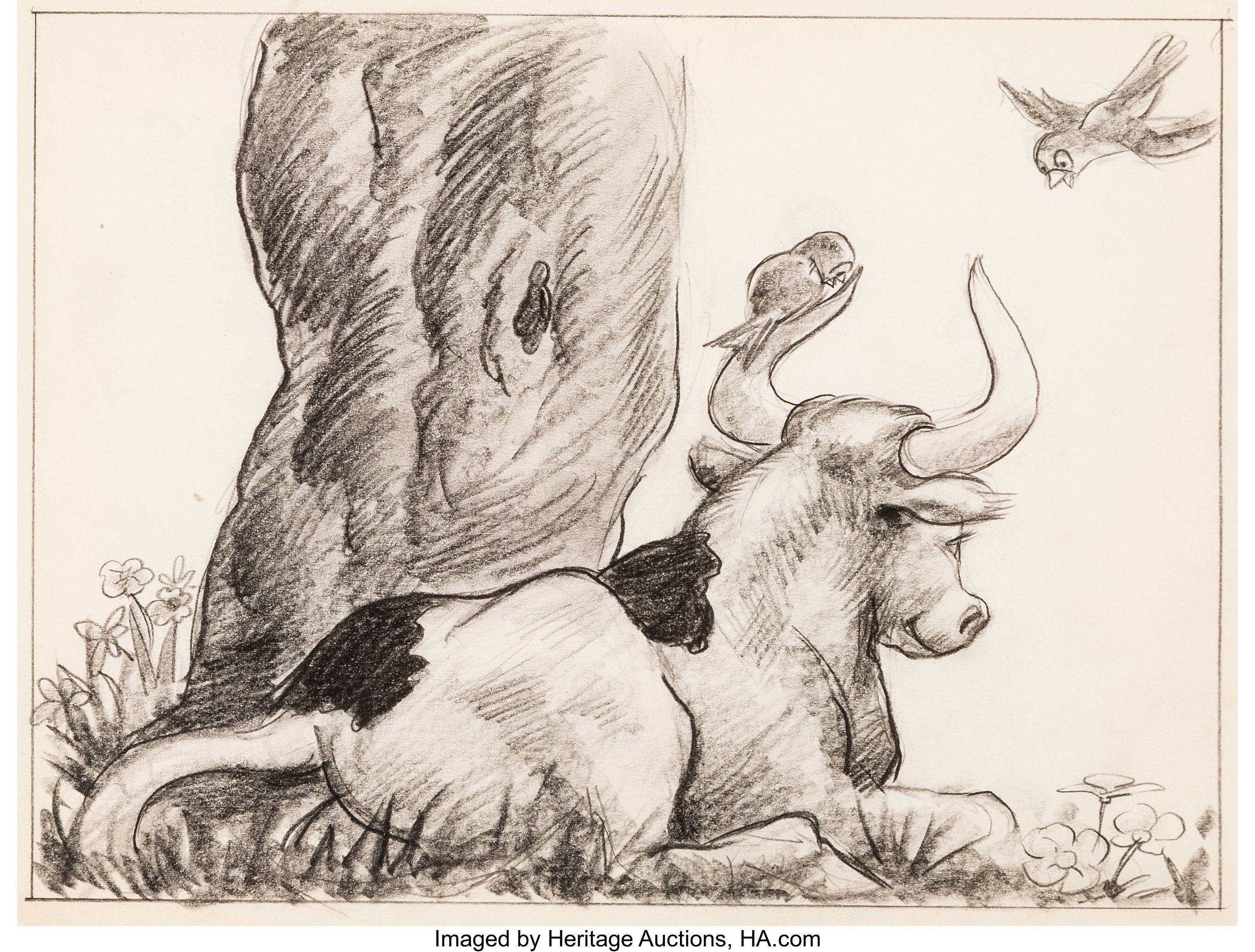 ferdinand the bull art