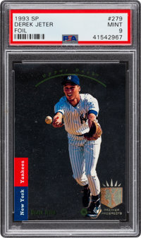 1993 Upper Deck SP Derek Jeter #279 PSA Mint 9.  Baseball Cards