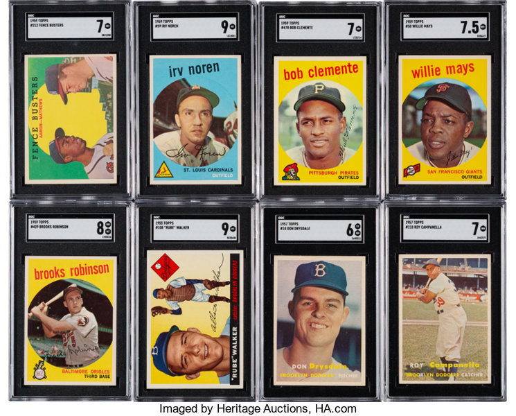 1959 Topps Baltimore Orioles Team Set 6 - EX/MT