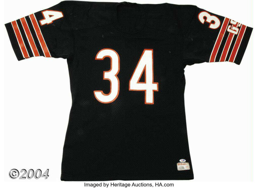 Lot Detail - 1985 Walter Payton Chicago Bears Game-Used Road Jersey