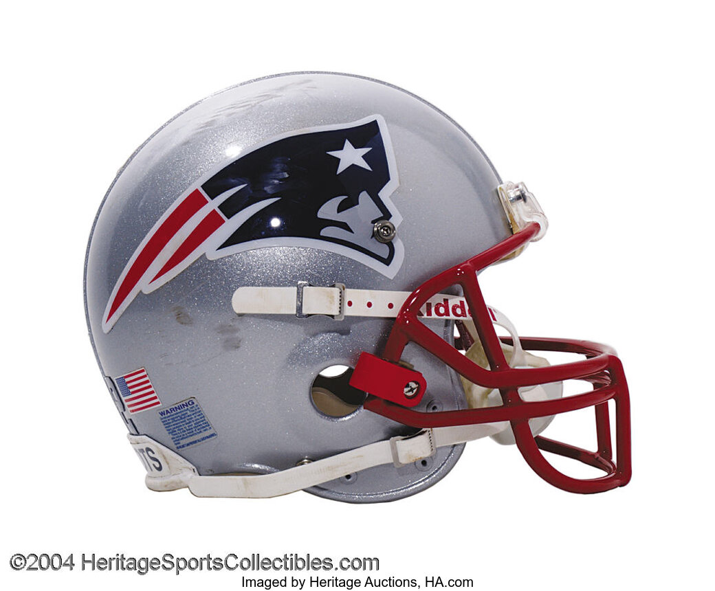Tom Brady 2001 Game-Worn Rookie Helmet The Cinderella  Football, Lot  #19514