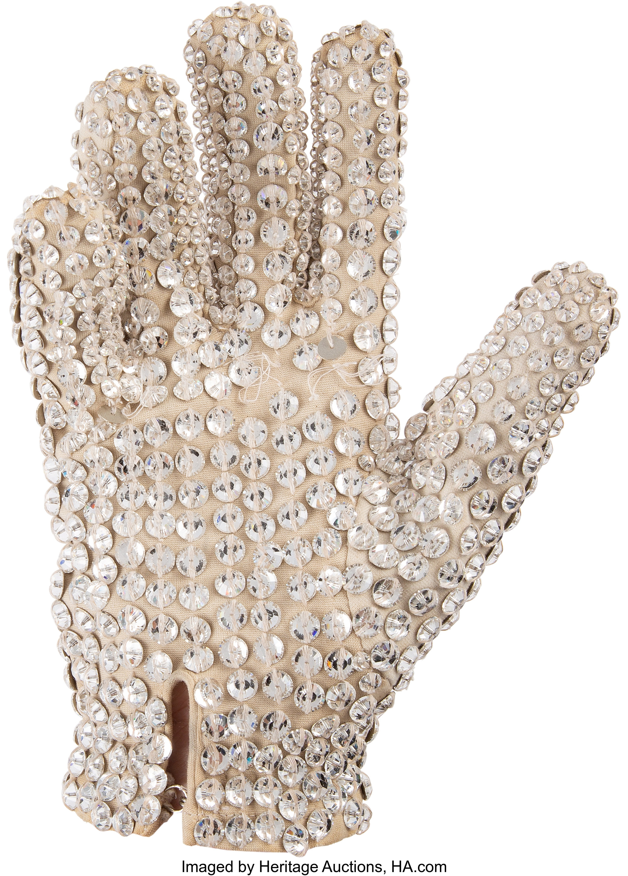 Original diamond glove, worn by MICHAEL JACKSON., Michael J…