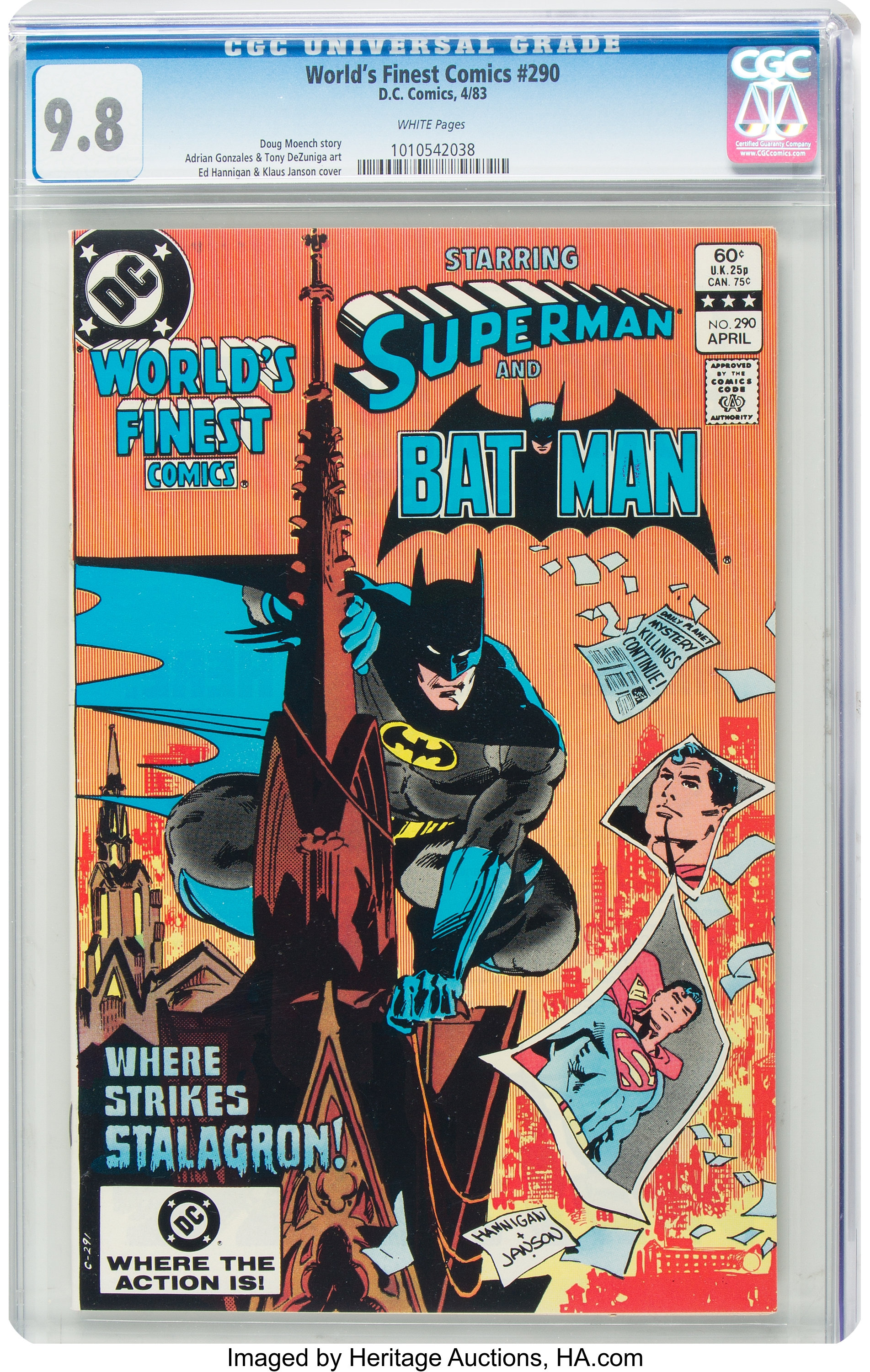 How Much Is World's Finest Comics #290 Worth? Browse Comic Prices |  Heritage Auctions