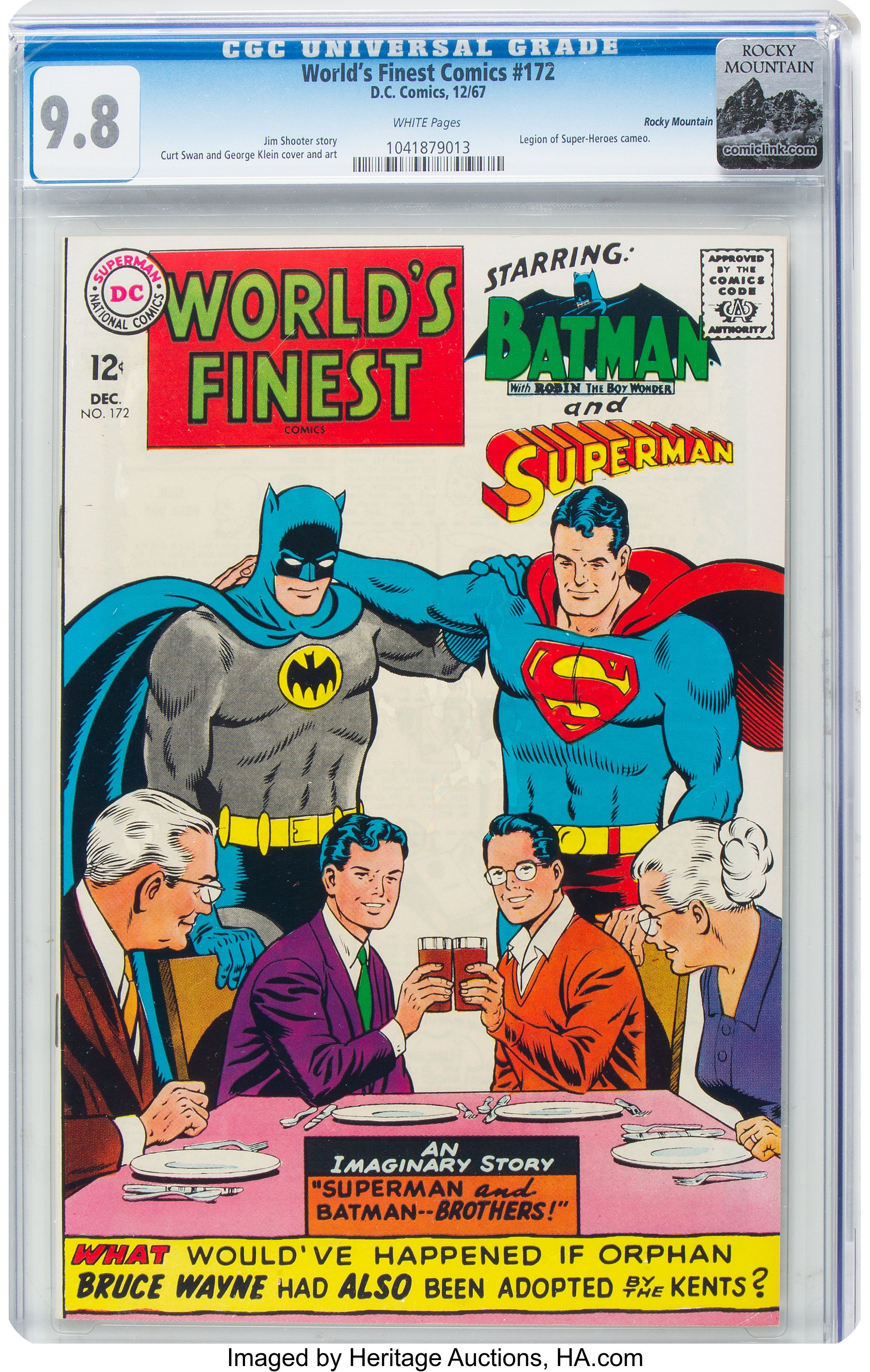 How Much Is World's Finest Comics #172 Worth? Browse Comic Prices |  Heritage Auctions