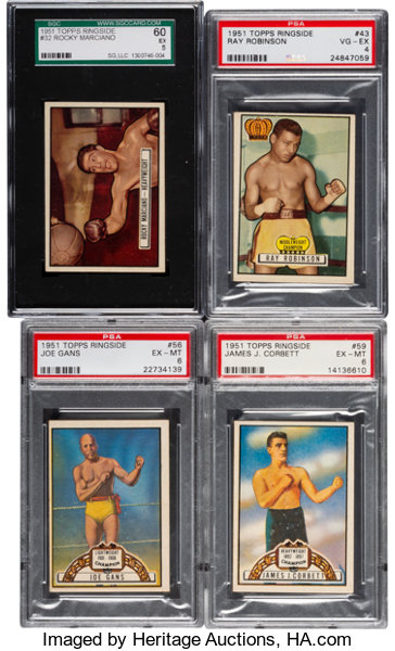 1951 Topps Ringside Boxing Lot 74/96 Low Grade #*