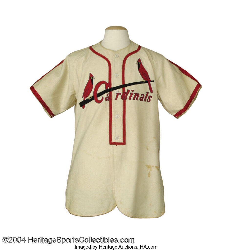 JC Cardinals Home White Game Worn Jersey