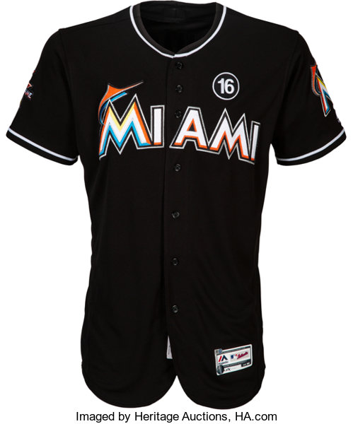 Majestic Miami Marlins Ichiro Suzuki #51 Baseball Jersey NEw Not