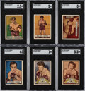 1951 Topps Ringside Boxing Lot 74/96 Low Grade #*