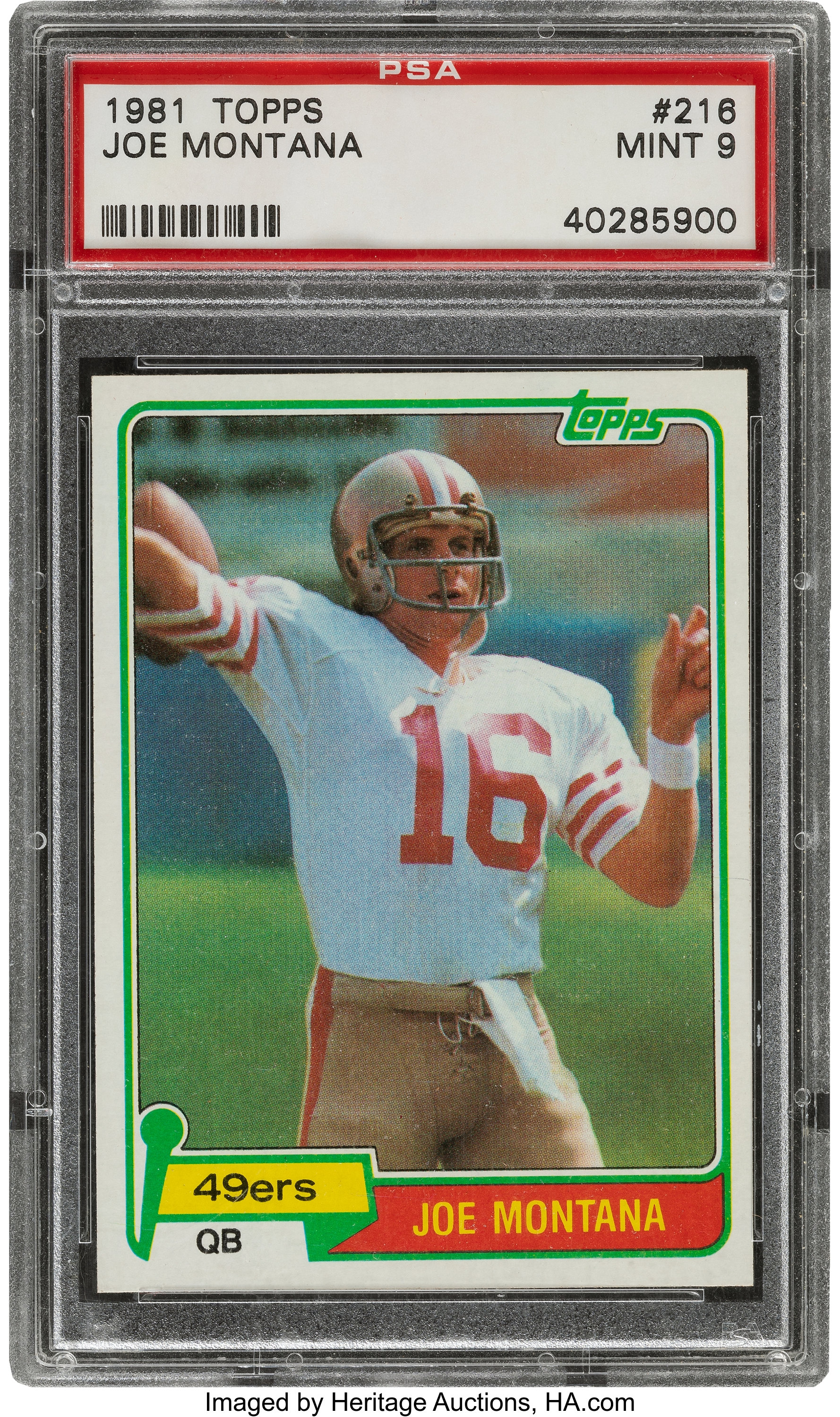 Sold at Auction: (2) NM-MT 1982 Topps Joe Montana (2nd Year