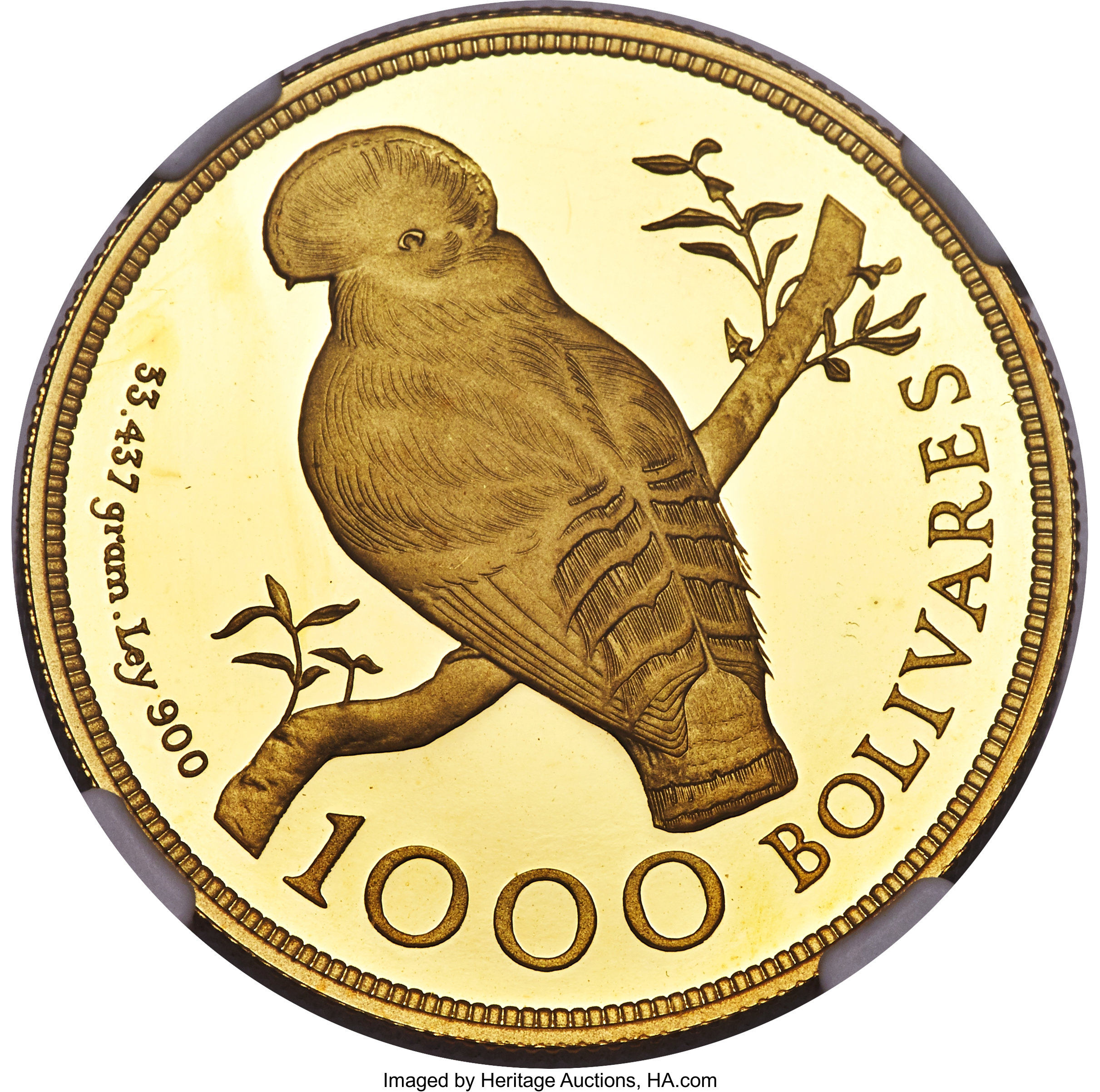 Venezuela: Republic gold Proof 