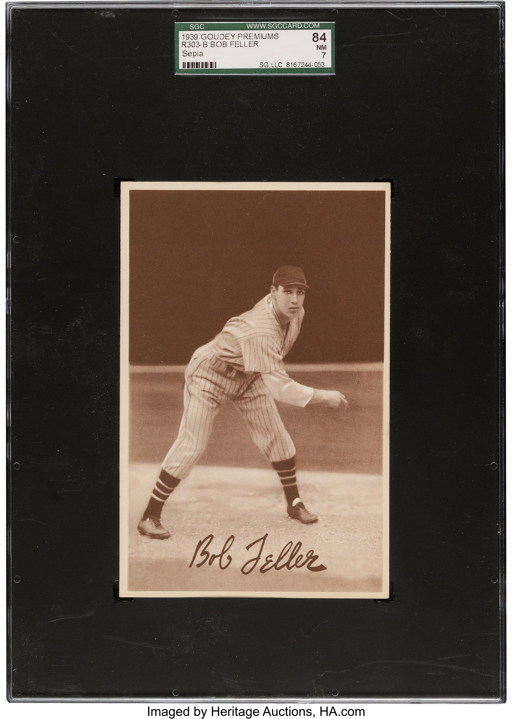 1906 F.P. Burke Chicago White Sox Postcard SGC VG 3 - Highest SGC, Lot  #82009