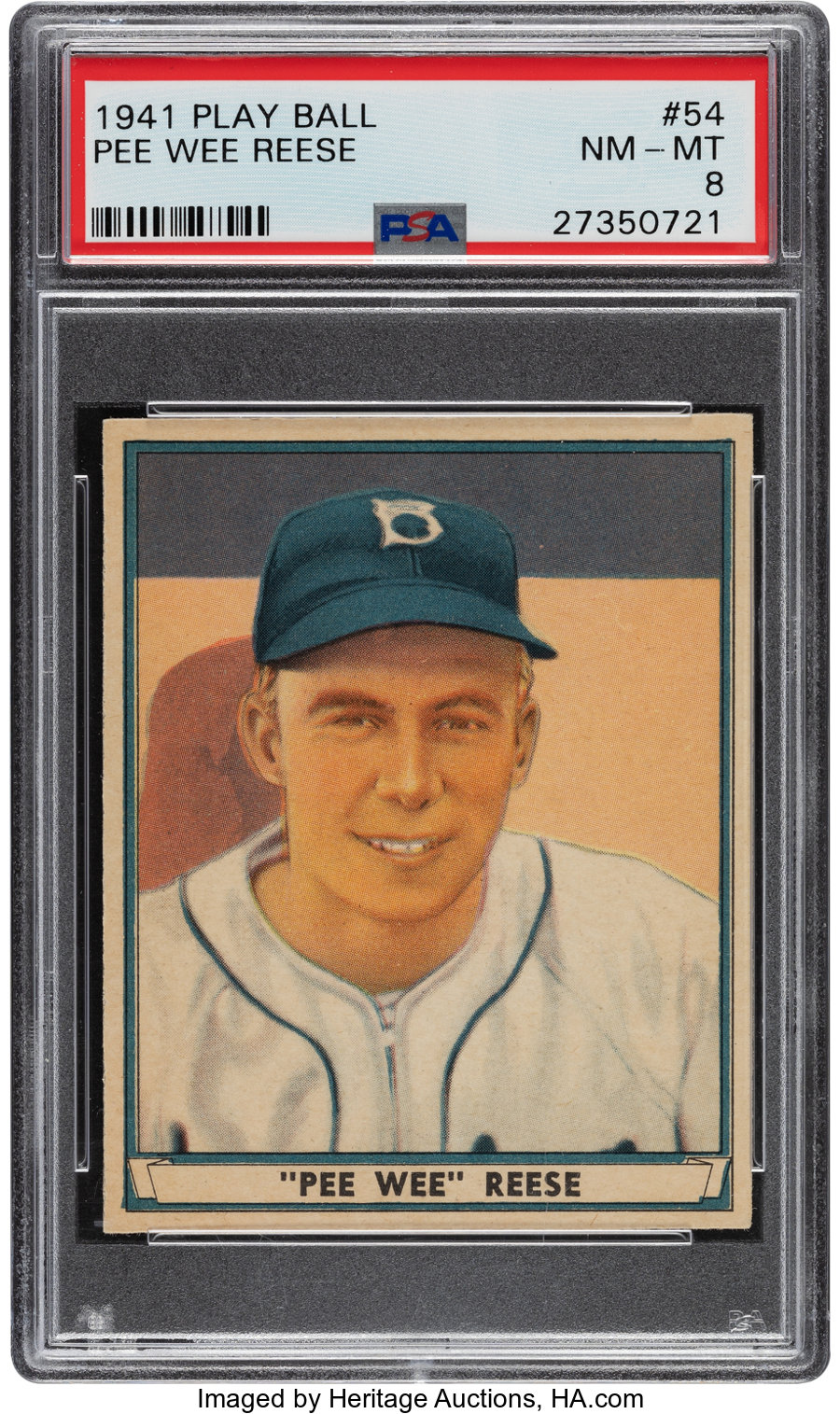 1941 Play Ball Pee Wee Reese #54 PSA NM-MT 8